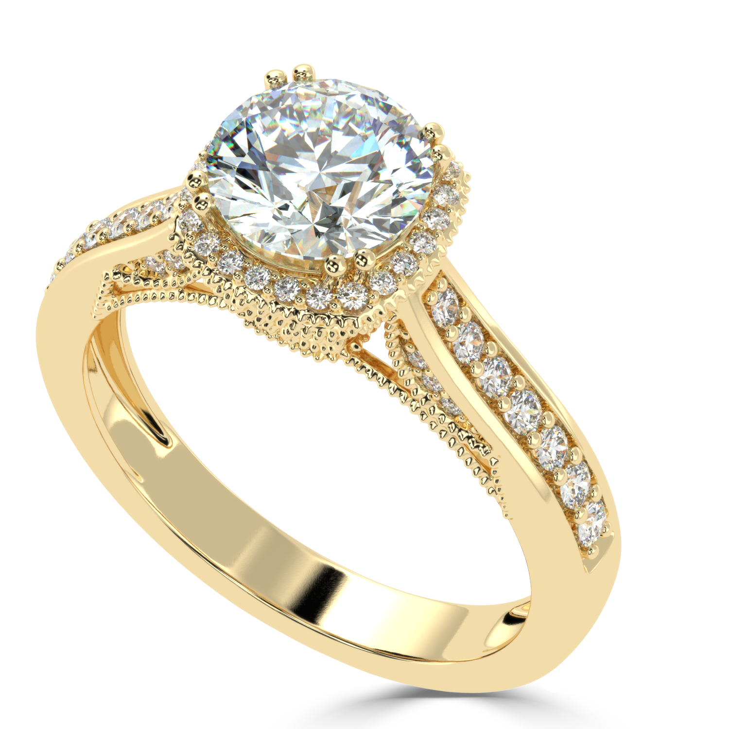 Buy 1.26Ct Classic Natural Diamond Ring | SolitaireKart